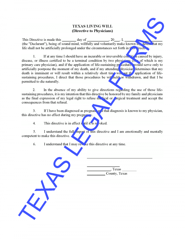 texas-living-will-form-order-estate-planning-forms-online-texas-legal-forms