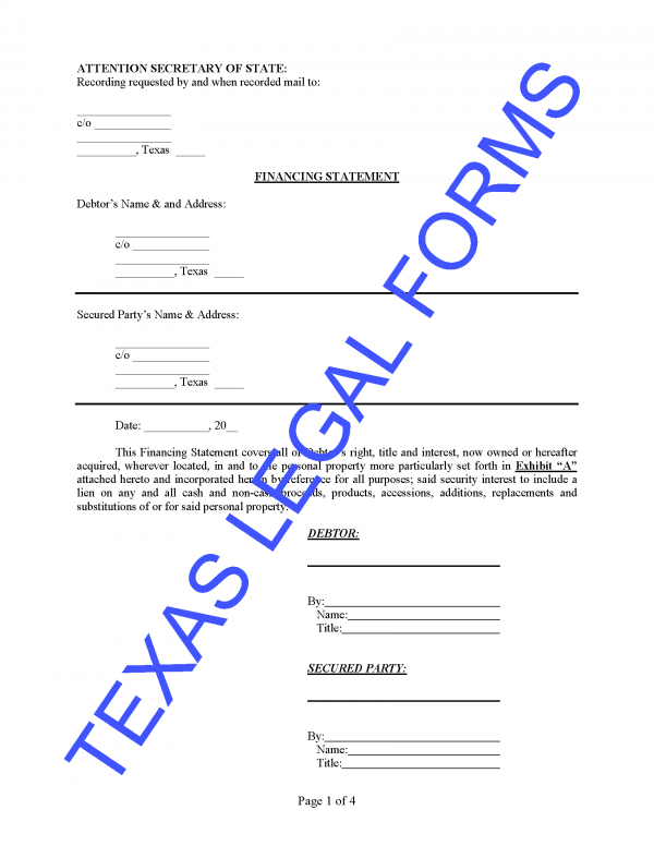 texas-ucc3-financing-statement-amendment-us-legal-forms